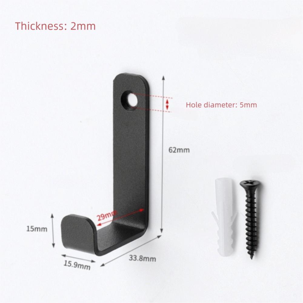 5 шт./комплект Металлические крючки для вешалки с винтами Одинарные крючки-когти Настенные крючки Многоцелевой Экономия места Вешалка для одежды