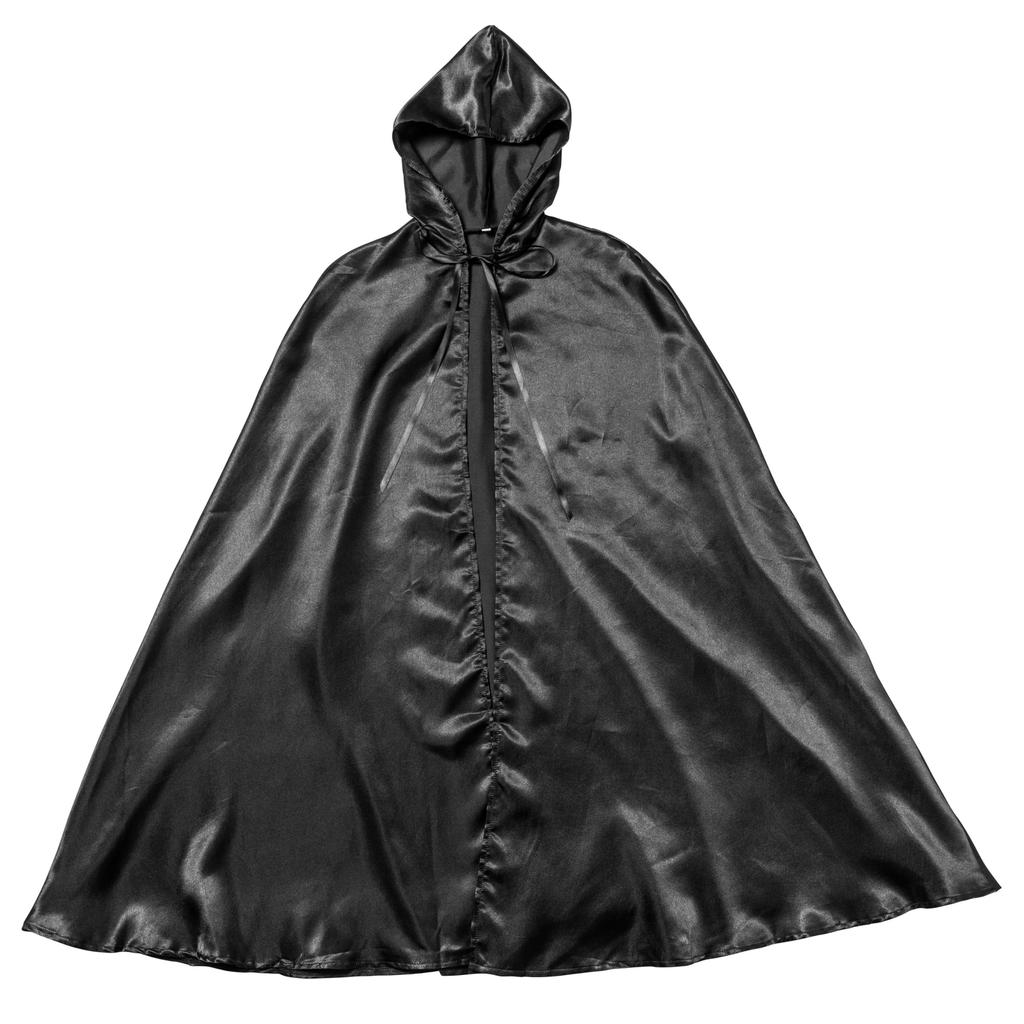 Clearstone Cosplay Halloween Black Cape Unisex Black MEN's