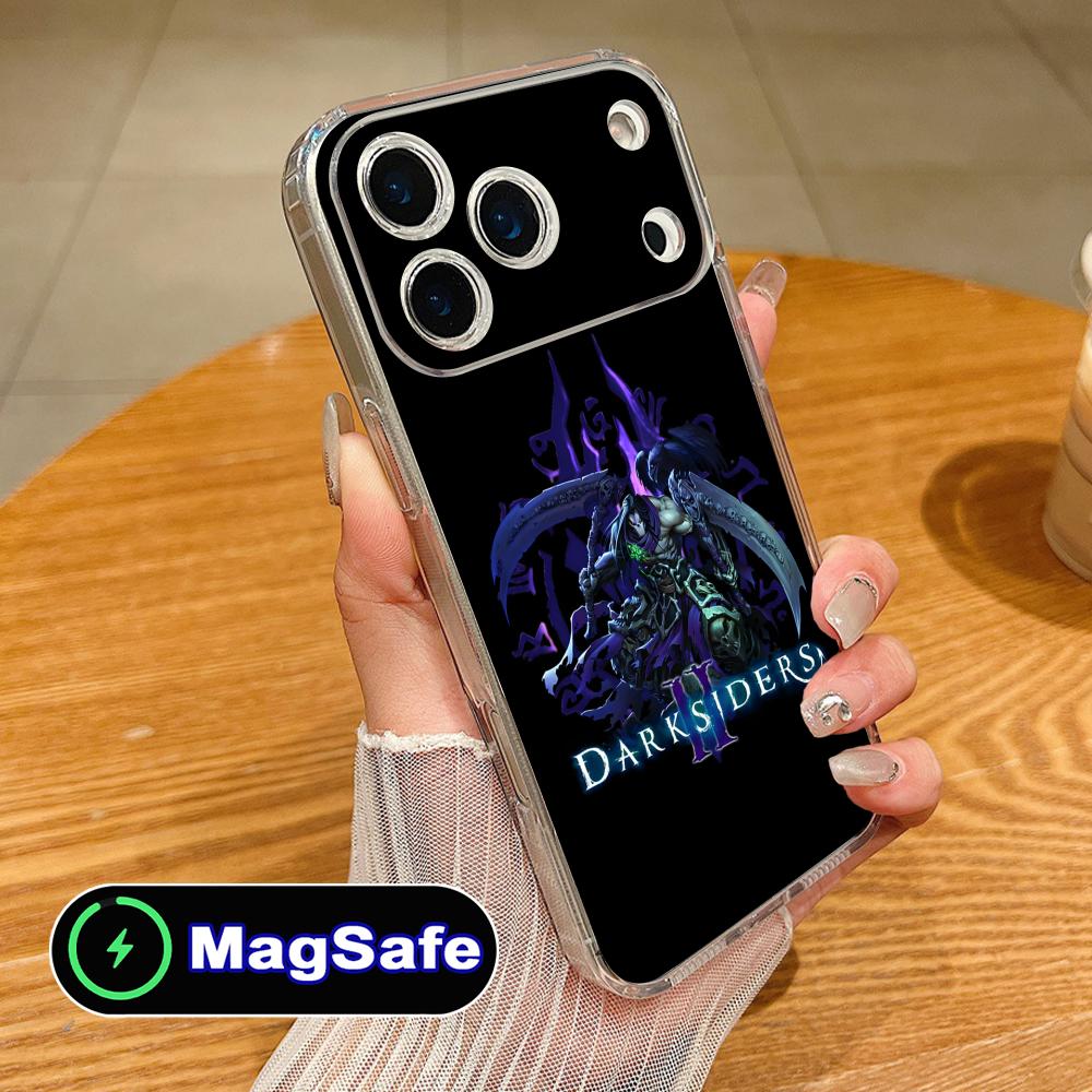 Игровой чехол для мобильного телефона Darksiders для iPhone 17 16 15 14 13 12 11 Air Pro Max Plus Mini Magsafe Прозрачный Цветной Чехол Красивый
