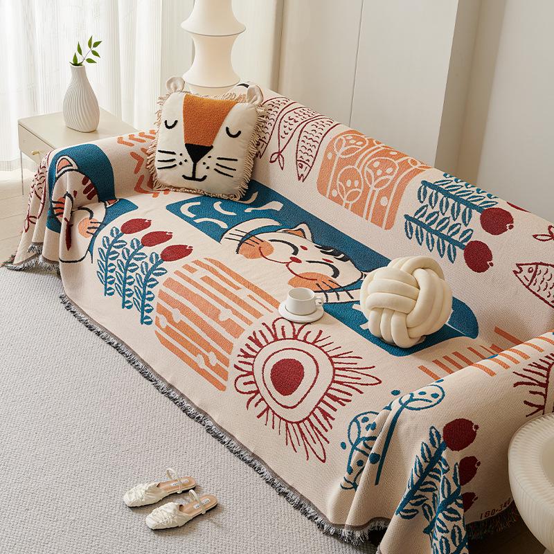 Высококачественный всесезонный чехол для дивана с защитой от царапин и подушкой на заказ