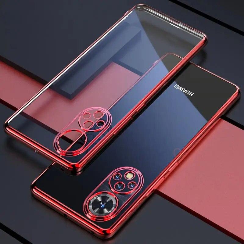 Роскошный прозрачный чехол-бампер для Huawei Honor 50 60 70 80 Pro Se 20 Nova 9, мягкий силиконовый прозрачный чехол Honor50 Nova9