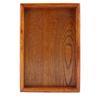 Smooth Surface Serving Tray Wood Food Tray Stylish Snack Platter  For Coffee Snacks