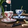 D Австрийский керамический костяной фарфор набор блюдец для кофейной чашки ретро британский набор для послеобеденного чая кофейная чашка подарочная коробка подарок