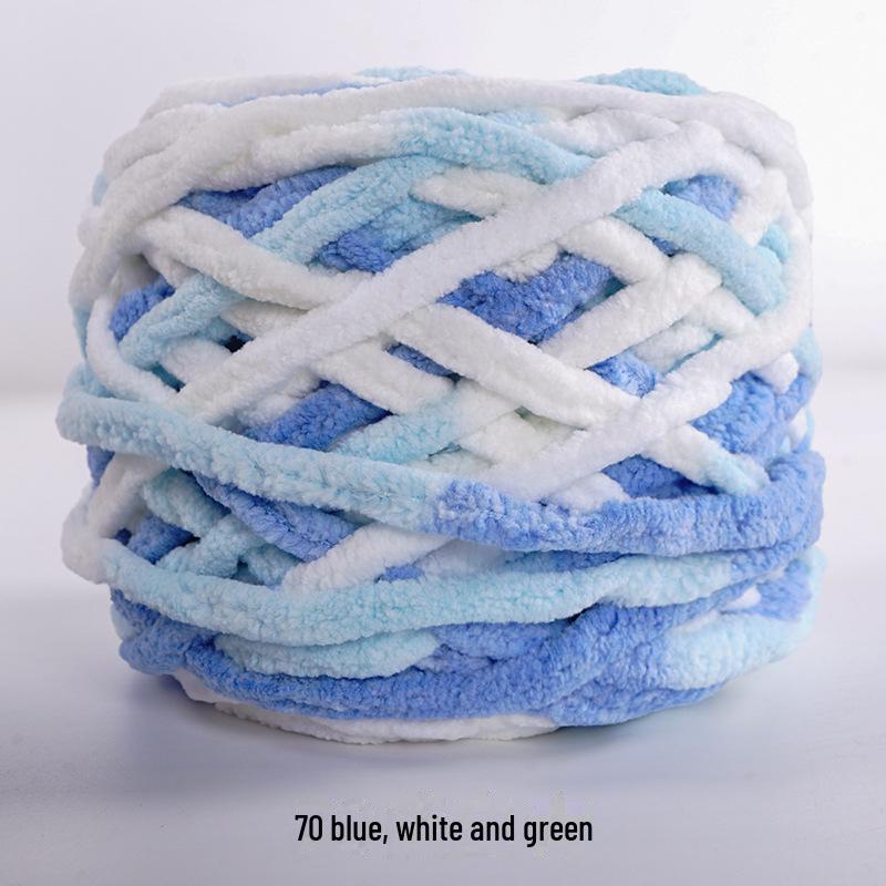 Толстая пряжа Ice Wool для вязания одеял, тапочек, шейных платков и шарфов
