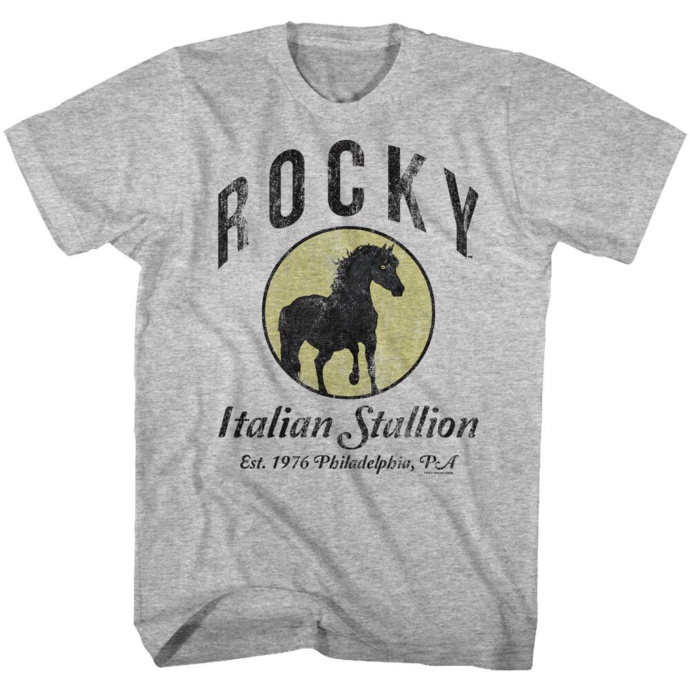 Rocky Movie Italian Stallion 1976 Philadelphia PA Black Stallion Men T Shirt