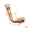 Tire Valve Stem Extension Adapter 45° 90° 135° Angled Brass Aluminum Extender for Car Motorcycle Bicycle Tire Inflation Valve Stems 1