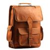 Vintage Real Genuine Leather Vintage Backpack Laptop Satchel Brown Handmade Bag