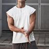 Summer Men's  Cotton Sprort T-shirt Bodybuilding Slim Shirts Sleeveless Tank Tops Gym Workout Shirt Men Sportwear Loose  T Shirt Men
