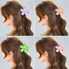 2pcs Women Cute Big Flower Hair Claw Shaped Clip Ladies Girls Candy Colors HairClips~