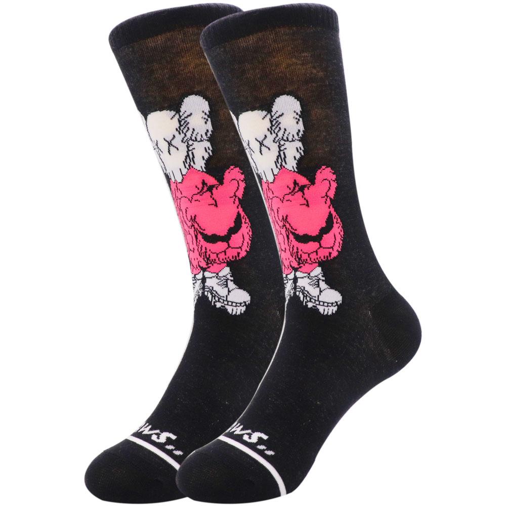 High Quality Custom Calcetines Socken Comic Character Cotton Funky Funny Cartoon Women Socks