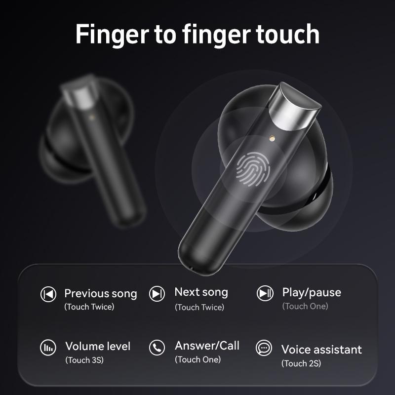 Xiaomi M83 Wireless Bluetooth 5.4 Earbuds ANC Earphones Realtime Adaptive Headphones Hi-Res IP55 Waterproof, LED Display Charging Case