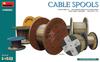 MiniArt Масштабный аксессуар для диорамы Катушки с кабелем из пластиковой модели MA49008 1/48 (Набор 8)