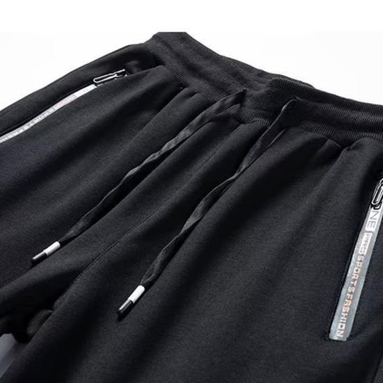 Мужские свободные прямые брюки с карманами на молнии, повседневные уютные утолщенные мужские брюки на осень-зиму