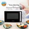 23L Household & Office Turntable Microwave Oven with Visible Heating