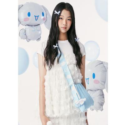 Джозеф и Стейси Lucky Pleats Трикотажная сумка через плечо с крылышками Cinnamoroll Soda