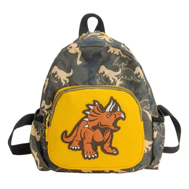 Stylish Childrens Dinosaur School Backpack Charming Nylon Material For Young Students