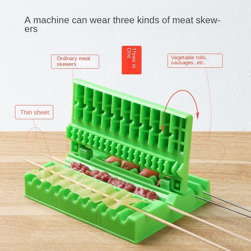 Многофункциональная машина для кебаба, портативная коробка для кебаба, простой инструмент для кебаба, креативная машина для кебаба, инструмент для барбекю
