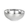 JingJingRS 304 Stainless Steel Double-Layer Insulated Dining Bowl