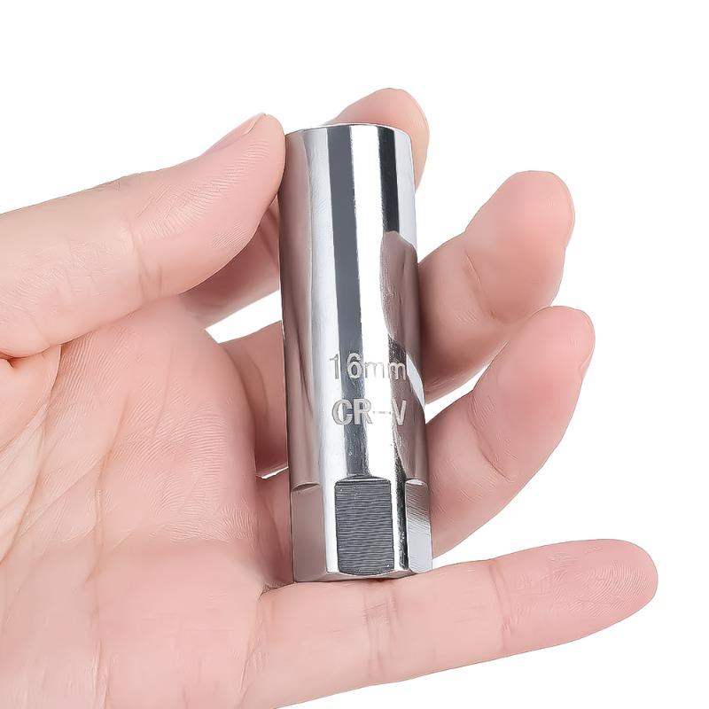 3/8" автомобильная головка для свечей зажигания, 12-гранный угловой тонкостенный магнитный ключ для свечей зажигания, универсальный 14 мм, 16 мм, инструменты для снятия автомобильных ключей CR-V