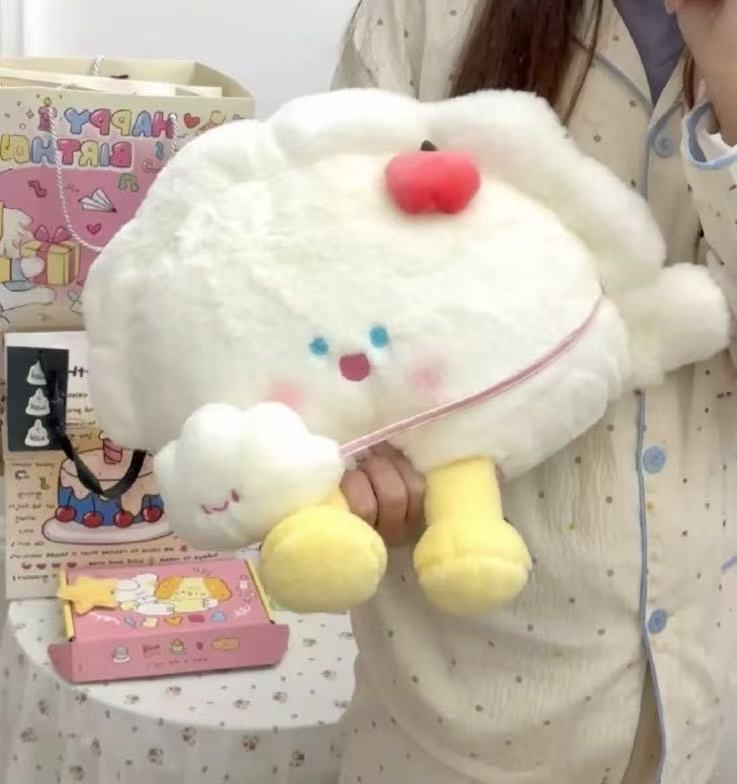 Moon Dumpling Design Plush Toy Cartoon Soft Cotton Cute Doll For Kids And Gift Giving