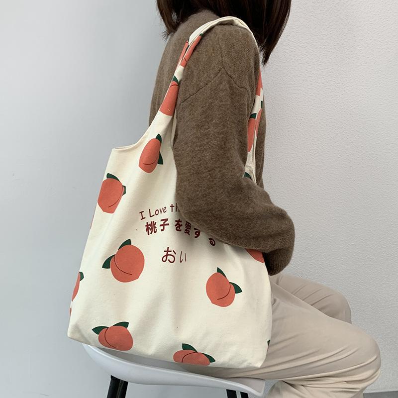 Женская холщовая сумка, женская сумка через плечо, большая вместимость для студентов в нише класса, дизайнерский смысл, простая и универсальная тканевая сумка