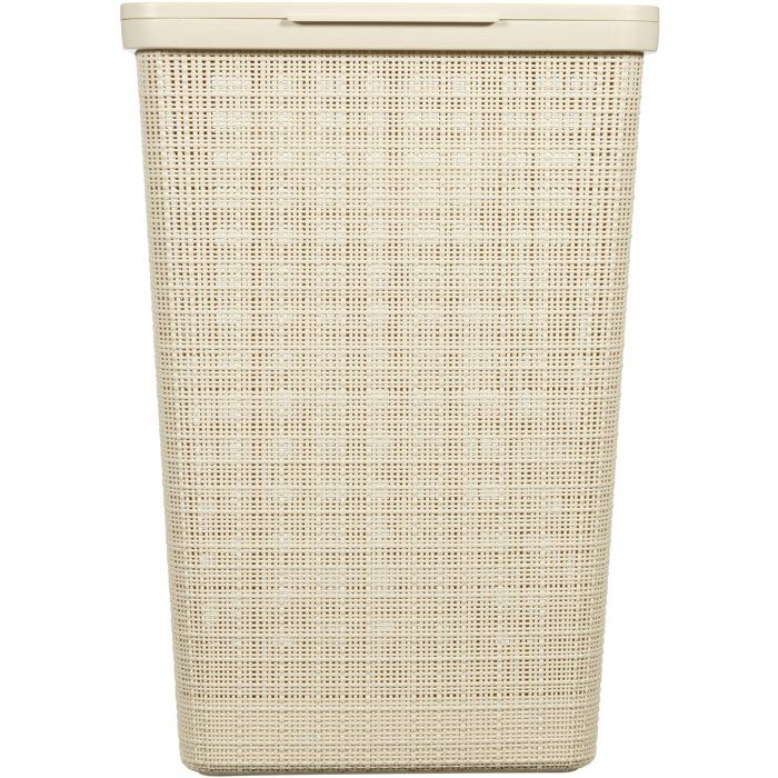 Coffre à Linge - 58 L - Beige & Jute - Curver