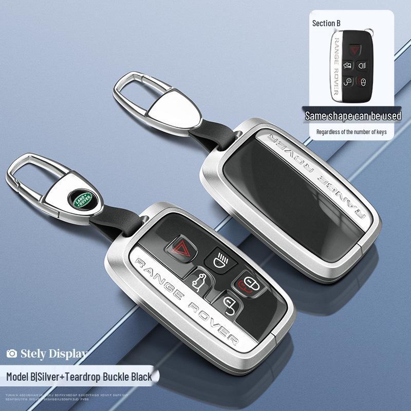 Чехол для ключа Land Rover: Алюминиевый корпус для Range Rover Sport, Velar, Evoque, Discovery, Freelander.
