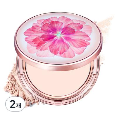 Помощник для макияжа Art Pact Original Professional Finish Pact Пудра 25г, 2 штуки, Нет. 21 светло-розовый