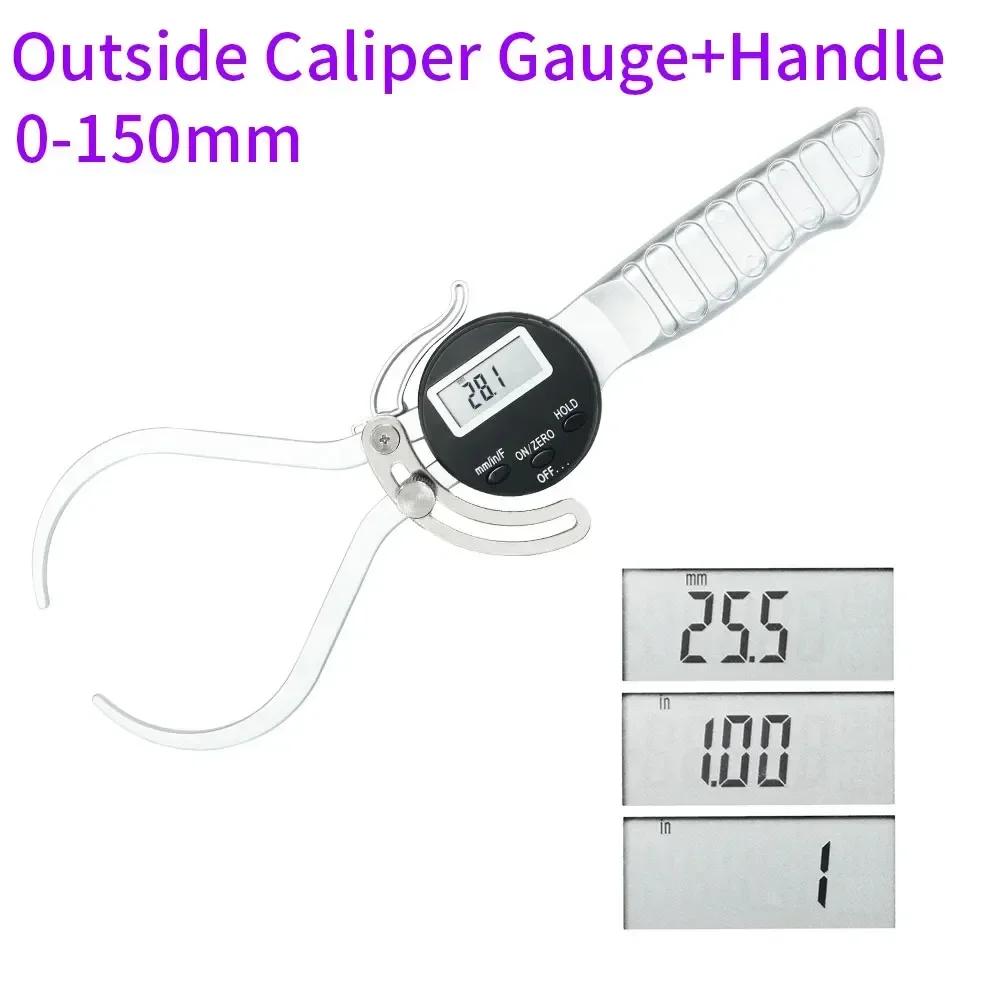 Цифровой внутренний и внешний штангенциркуль дробь/мм/дюйм Внутренний цифровой штангенциркуль для деревообработки
