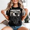 Футболка с мерчем Linkin Park, Футболка с мирового тура From Zero, Графическая футболка Linkin Park, Унисекс футболка