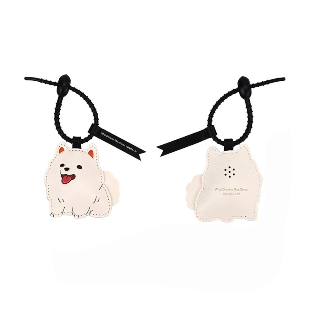 Щипок под названием Брелок для щенка Кожаные украшения для автомобиля Милый кулон в виде щенка Биби Взрослые Дети