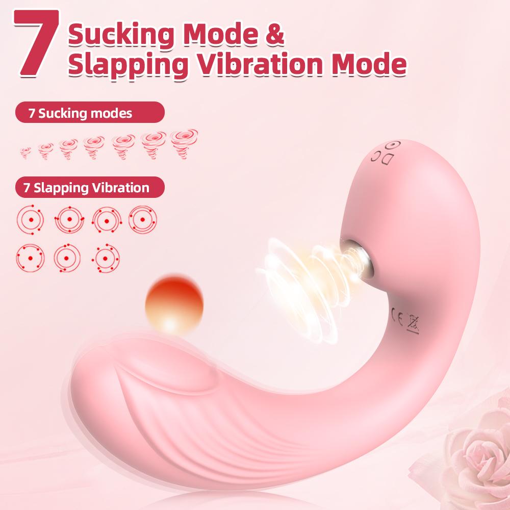 Adult Supplies Wearable Tapping Vibrator Nipple Stimulator Clitoris Sucker Vaginal Penetration Masturbator Sex Toys for Women