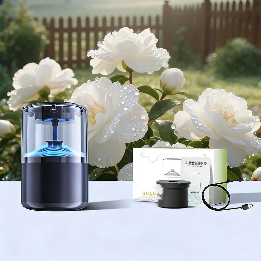 Smart Car Air Freshener - Premium Automotive Fragrance Device with Cloud-View Atomization Filling The Car with Fragr Freshener