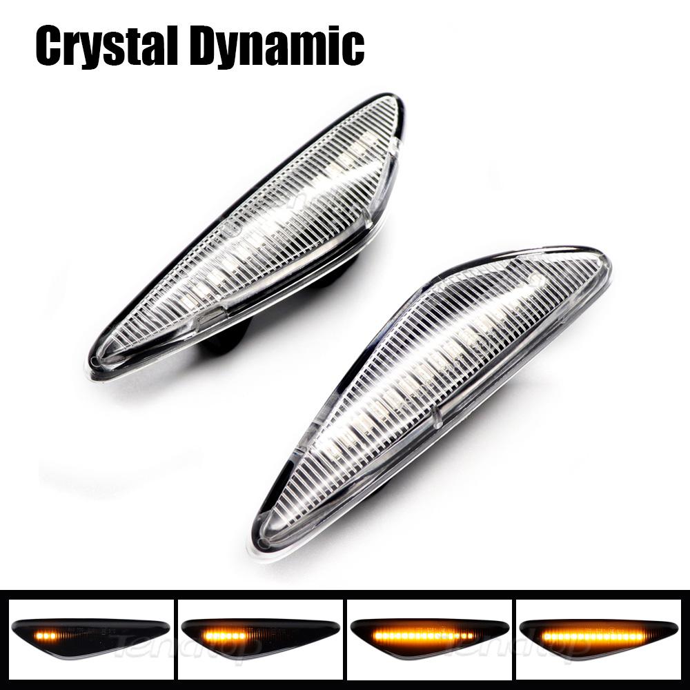 For Mazda 6 Atenza GH 5 Premacy MX-5 for Nissan Lafesta Fiat 124 Spider Dynamic Turn Signal Indicator Lights Side Marker Lamps