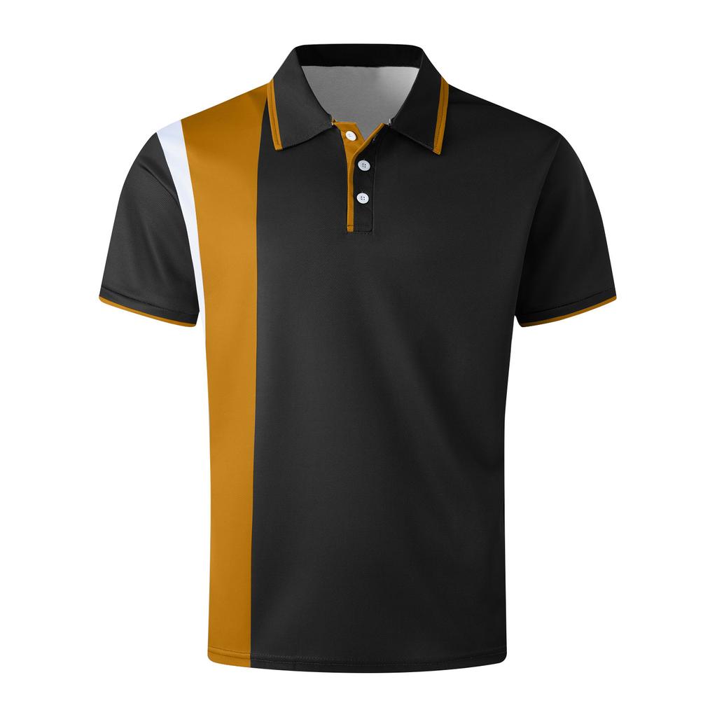 Мужская летняя дышащая рубашка с короткими рукавами и культурой отдыха