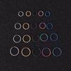Septum Helix Cartilage Nose Piercing Ring Hinged Segment ring Round Stud Earrings Hoop Earrings
