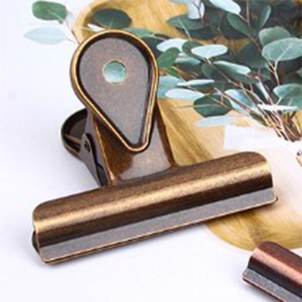 Бронзовый Винтажный Бронзовый Металлический Зажим Металлические Офисные и Бытовые Принадлежности Зажим для Счетов Офис