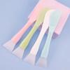 1Pcs Silicone Facial Mask Brush Soft Head with Scraper Integrated Dual-use Mud Film Brush DIY Film Adjusting Beauty Tool Beauty