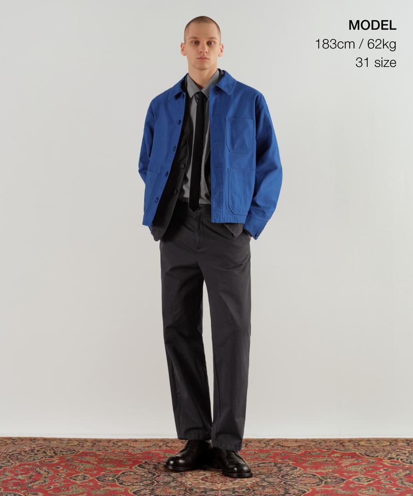 Musinsa Standard [Рабочая одежда] Штаны с garment-окрашиванием Cn [Серый]