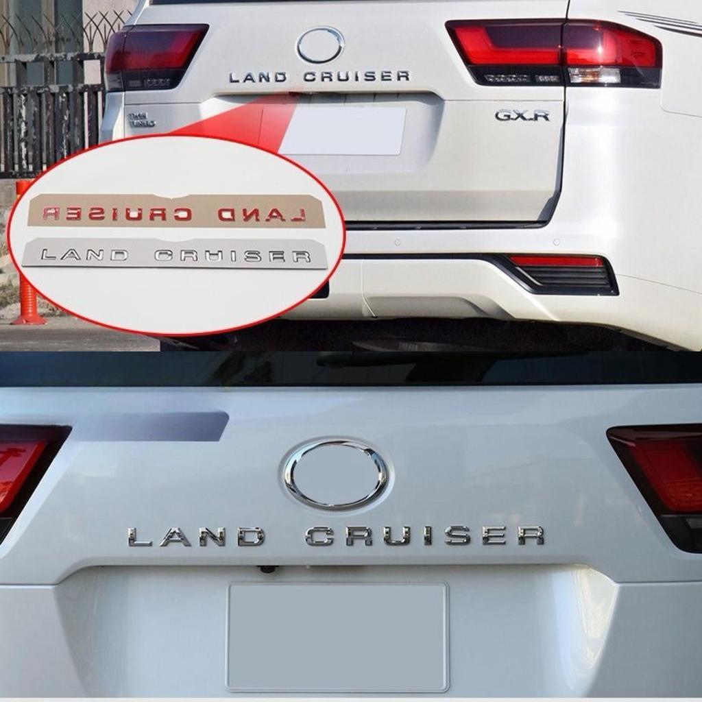 CJT1 Для Toyota Land Cruiser 300 LC300 VXR GXR 2021-2023 Наклейка с 3D ABS буквами Эмблема значок на капот Внешняя модификация
