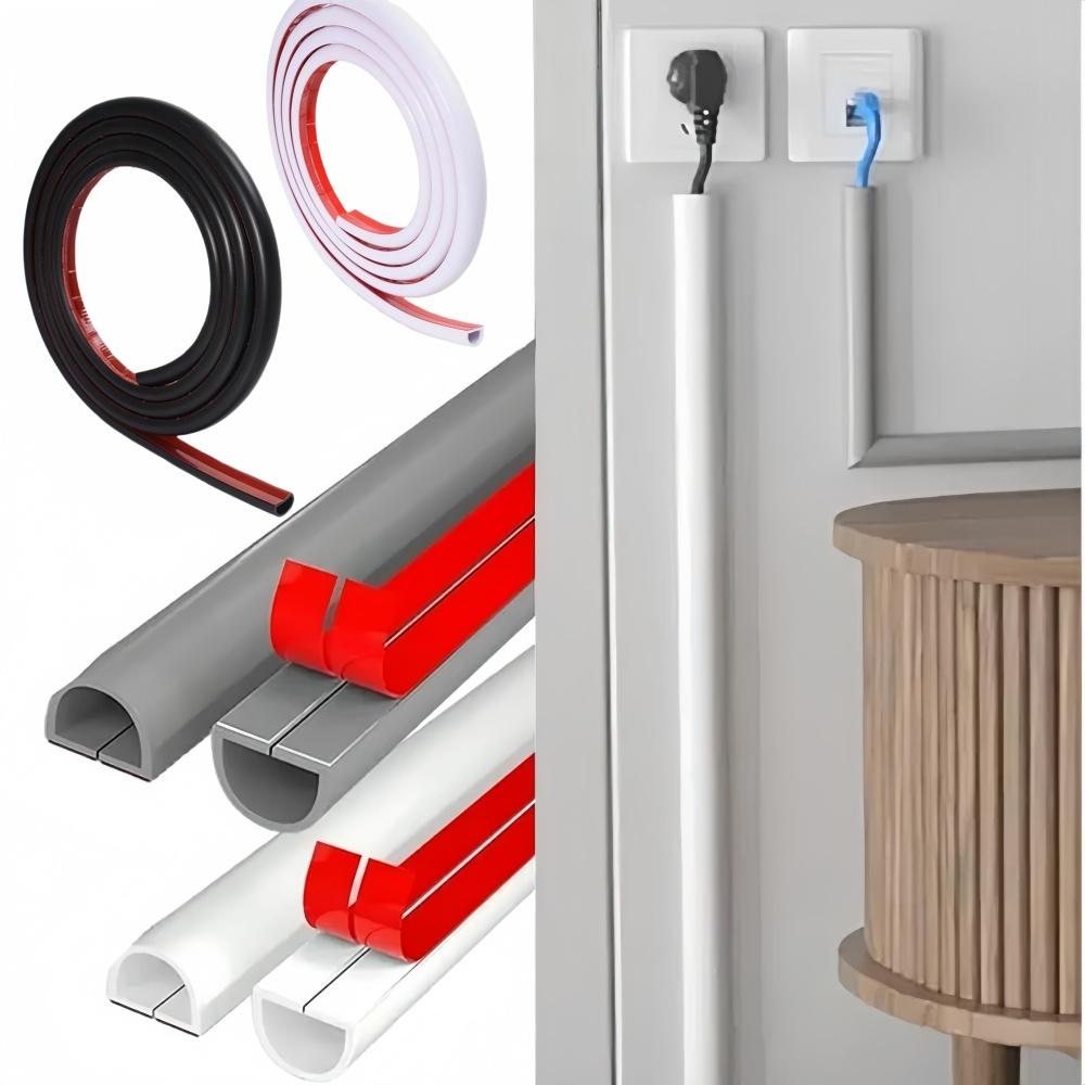 1pc 2mX1.5cm Self-adhesive Trunking Cable Management Versatile Cable Management Wear-resistant Design Cable Organizer