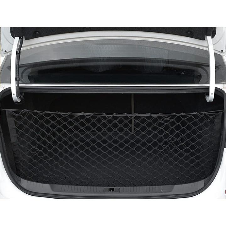 Задняя грузовая сетка автомобиля, регулируемая эластичная сетка-органайзер для хранения, сетка для хранения багажника, универсальная, подходит для автомобиля, автомобиля, внедорожника (35,4 дюйма;х15,8 дюйма;)