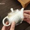 190 мл Керамический Серебряный Чайник Китайский Стиль Позолоченный Серебряный Чайник Домашний Большой Емкости Чайник Набор для Чайной Церемонии Кунг-фу Чайная Посуда