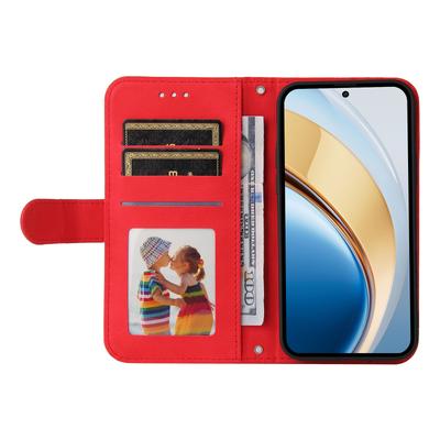 Для vivo Y300 5G/Y200 5G/V40 Lite (Индонезия) 5G/4G Кожаные чехлы-кошельки Чехол для телефона с текстурой кожи Подставка с ремешком