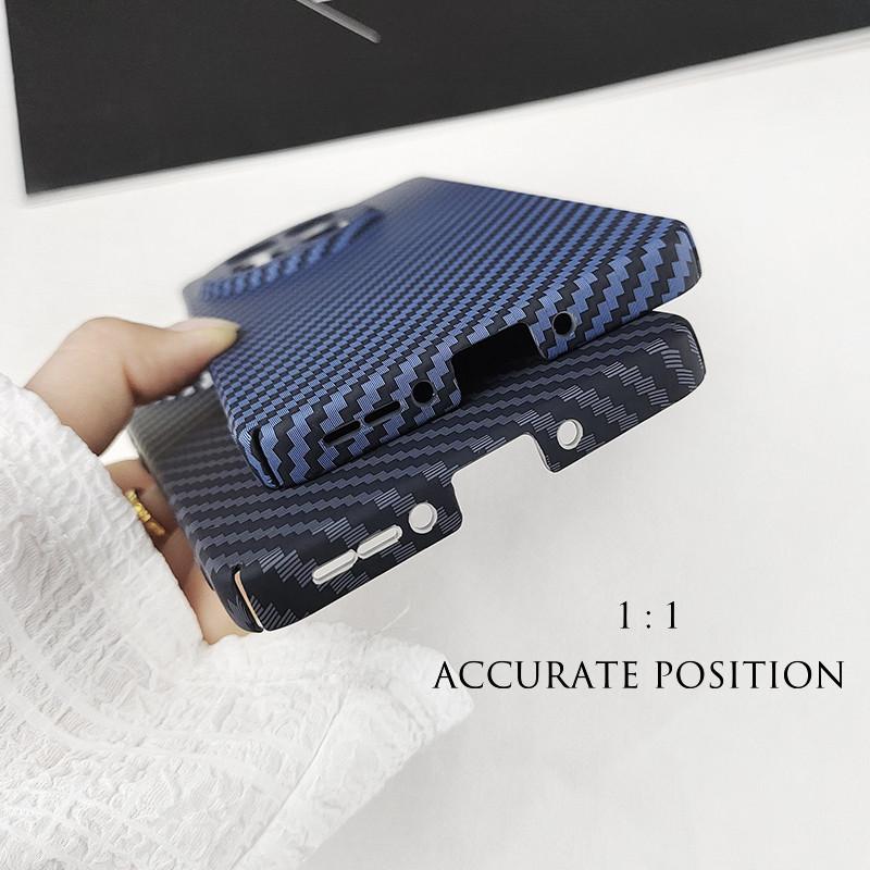 Роскошный ультратонкий матовый чехол из углеродного волокна для телефона OnePlus 13 12 11 10 Pro 13R 12R 11R противоударный жесткий защитный чехол для ПК с защитой от отпечатков пальцев