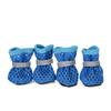 4pcs/set Pet Shoes Reflective Puppy Boots For Small Medium Dogs Cats Outdoor Breathable Non-slip Mesh Shoes Chihuahua Supplies