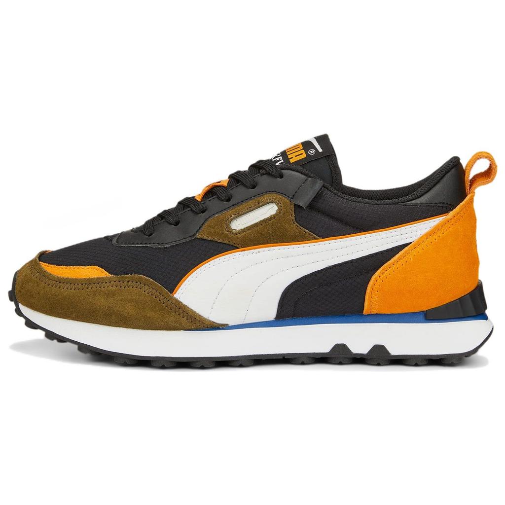 Puma Rider FV Future Vintage - Black Orange Brick Unisex Sneakers 387672-13