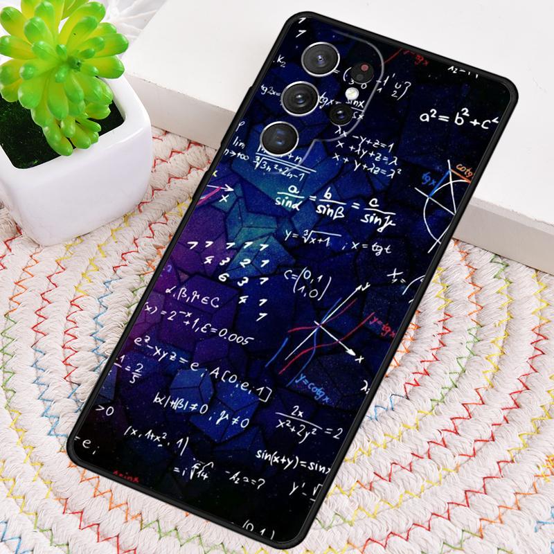 Чехол для телефона Мозги Гик Наука Математика Физика Формулы для Samsung Galaxy note 10 pro S26 Ultra S23 S24 FE S25 S21 S22 PLUS
