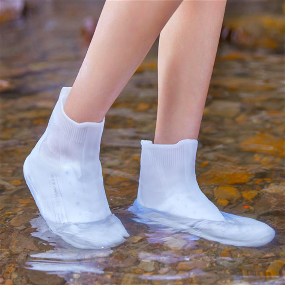Rain Boots Cover Silicone Rain Boots Cover Children Rainy Day Outdoor Rain Boots High Tube Thickened Non-slip