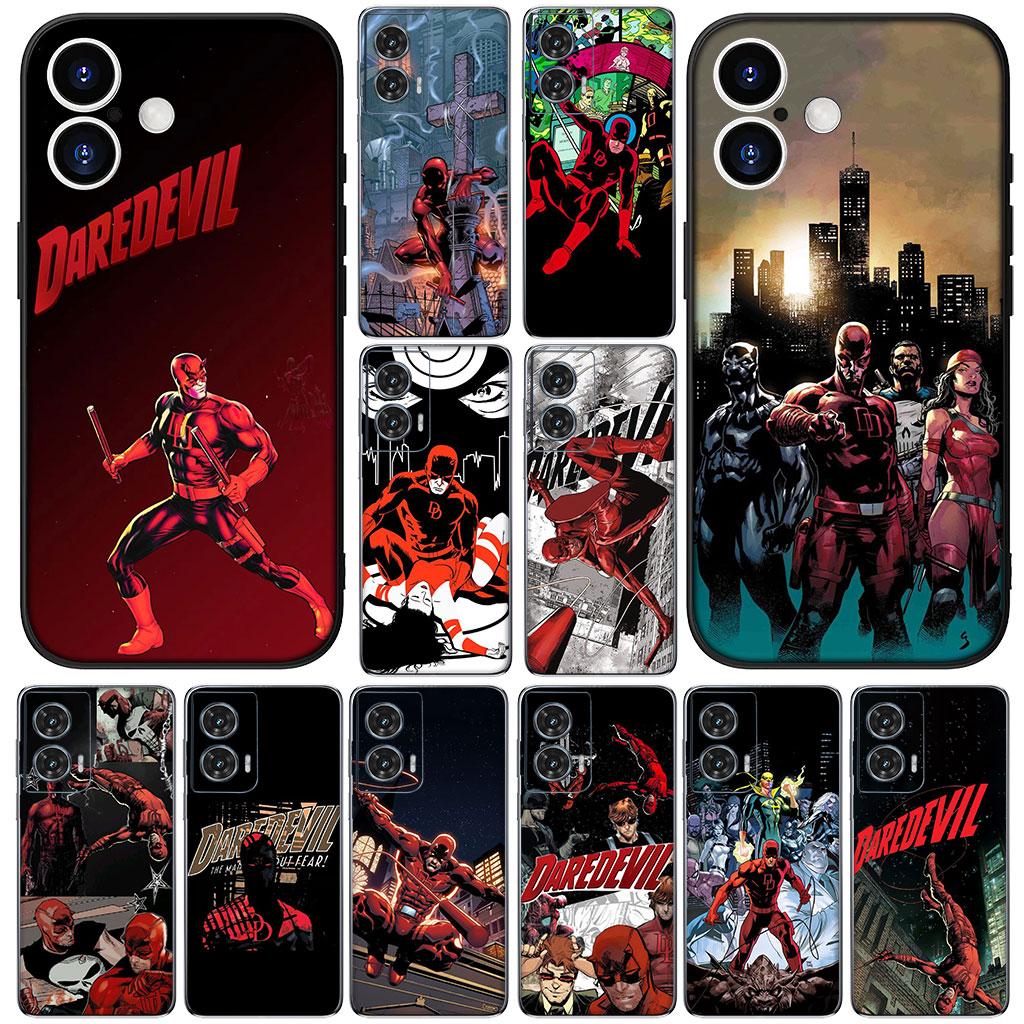 Постер Сорвиголова Чехол для телефона Marvel для Apple iPhone 17 16 Plus 13 12 Pro Max Mini X XR ProMax 16E 15+ 16Plus Air Case